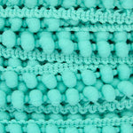 Pompons Mousse Mini Turquoise Clair - Ribes y Casals