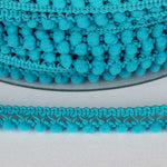 Pompons Mousse Mini Turquoise - Ribes y Casals