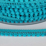 Pompons Mousse Mini Turquoise - Ribes y Casals