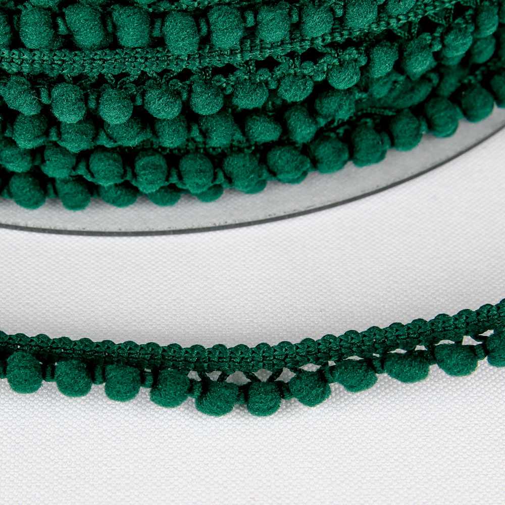 Pompons Mousse Mini Vert Bouteille - Ribes y Casals