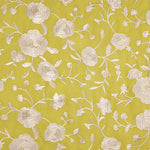 Châle brodé Crème Tencel Jaune Albero - Ribes y Casals