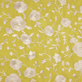 Châle brodé Crème Tencel Jaune Albero - Ribes y Casals