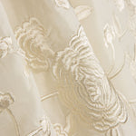 Châle brodé à la crème Tencel Natural White - Ribes y Casals