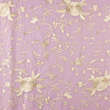 Châle Tencel Brodé Mauve - Ribes y Casals