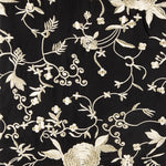 Châle Tencel Broderie Noir - Ribes y Casals