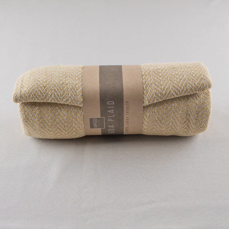 Couverture Plaid Ocre - Ribes y Casals