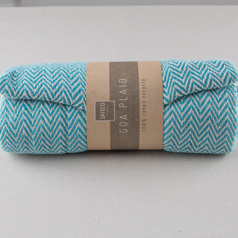 Couverture Plaid Turquoise - Ribes y Casals