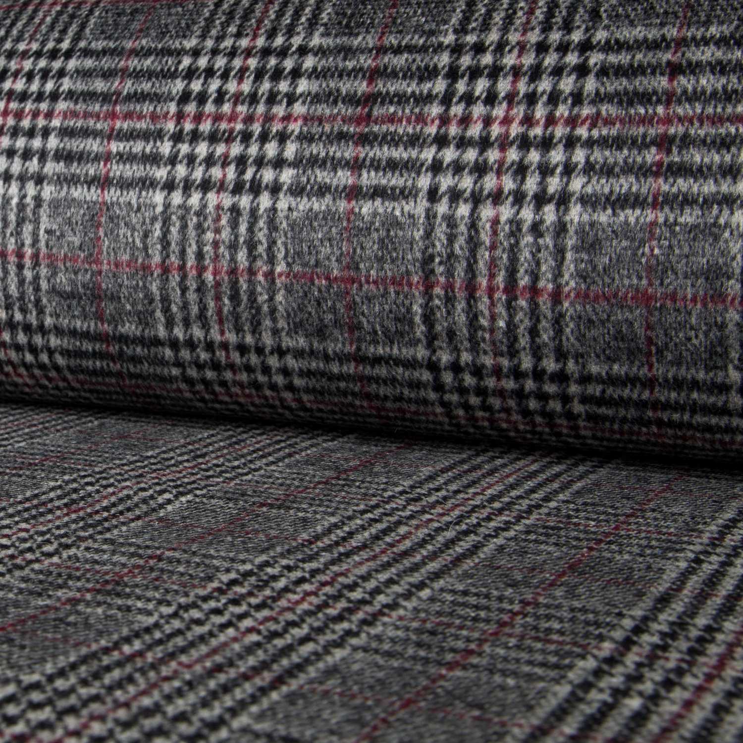 Manteau Wales Noir Rouge - Ribes y Casals