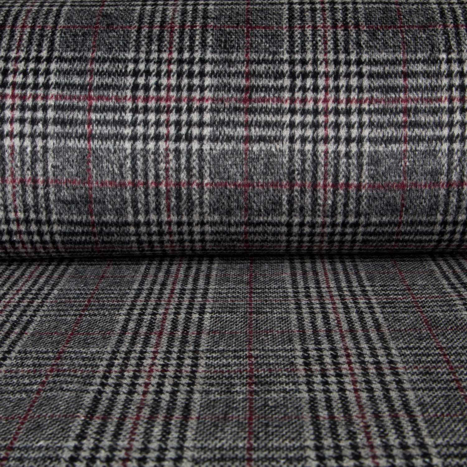 Manteau Wales Noir Rouge - Ribes y Casals