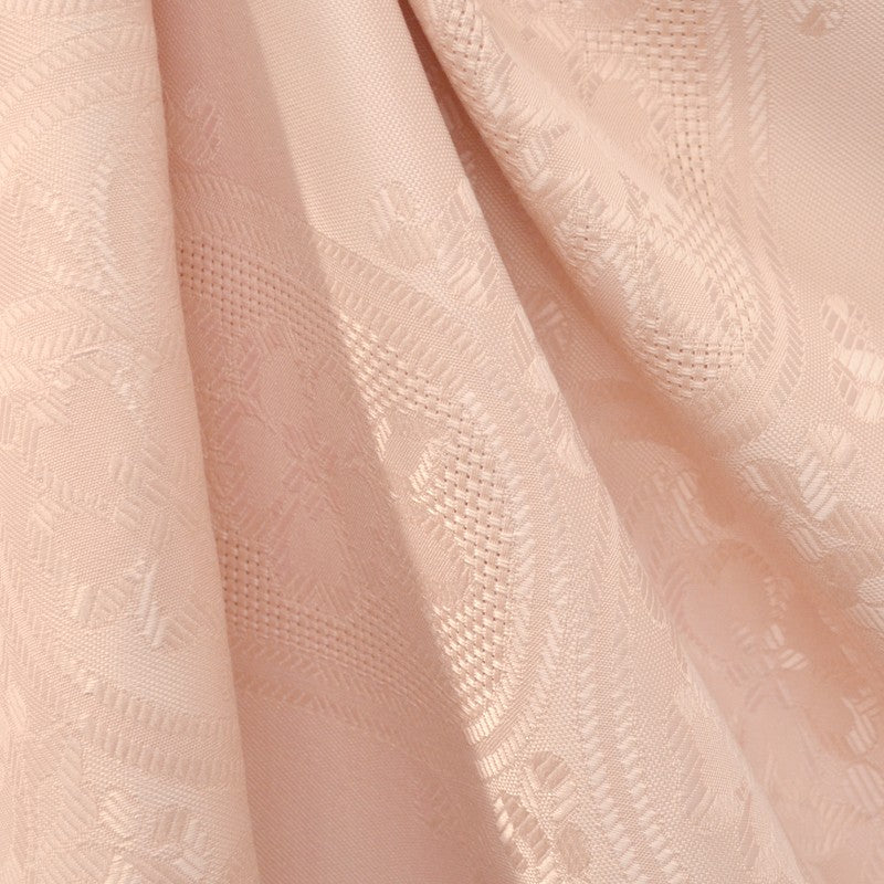 Nappe Jacquard Damassé Fleurs Saumon - Ribes y Casals