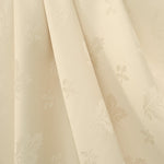 Nappe Jacquard Damassé Feuilles Beige - Ribes y Casals