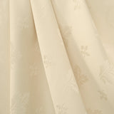 Nappe Jacquard Damassé Feuilles Beige - Ribes y Casals