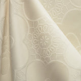 Nappe Jacquard Damassé Trèfle Écru - Ribes y Casals