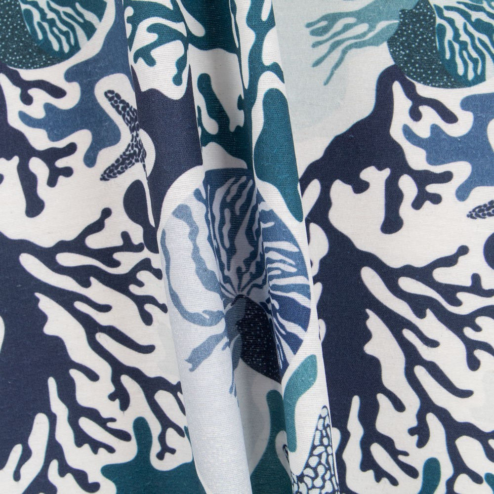 Nappe Anti-tâche Coquillages Bleu - Ribes y Casals