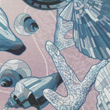 Nappe Anti-tâche Coquillages Lavande - Ribes y Casals