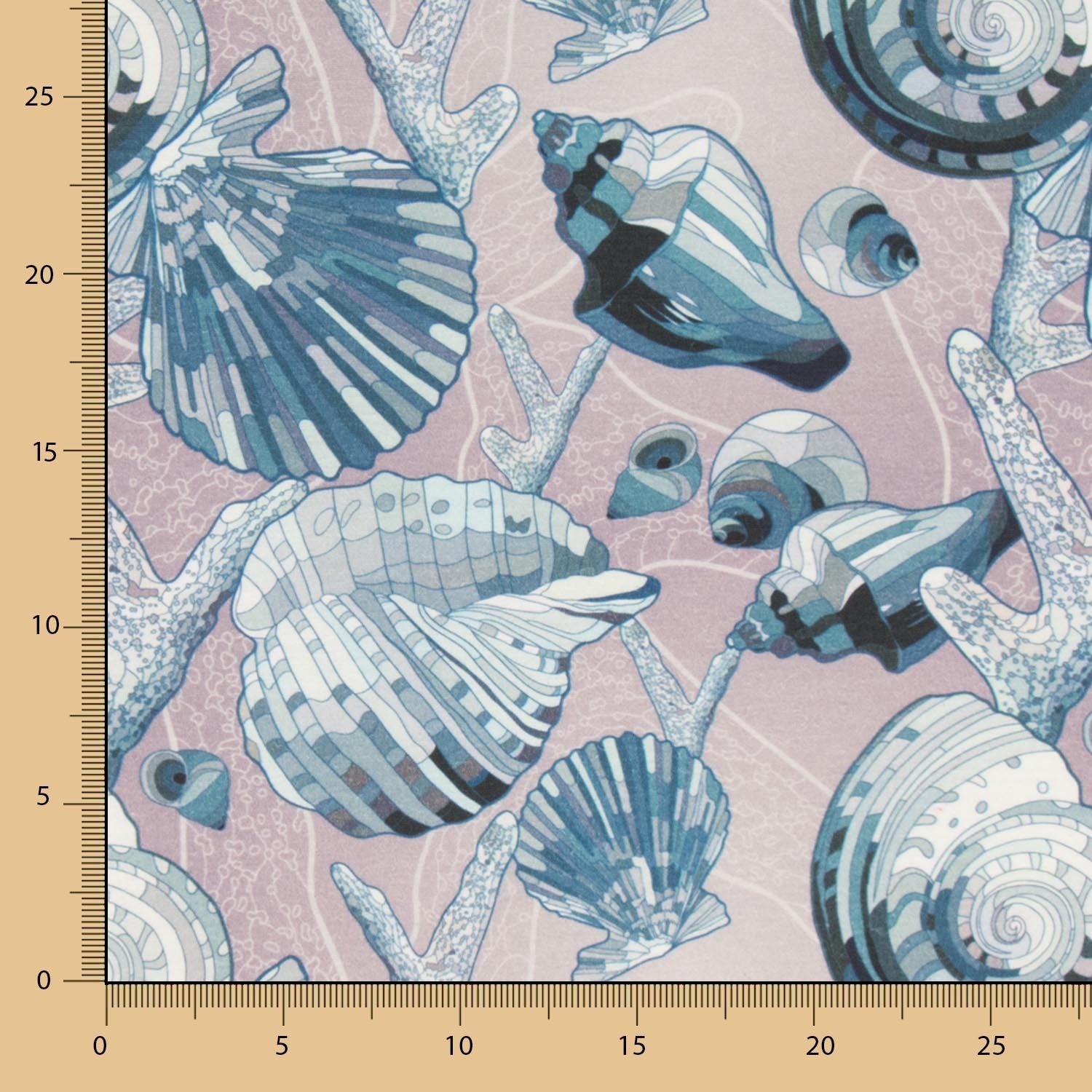 Nappe Anti-tâche Coquillages Lavande - Ribes y Casals