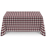 Nappe Anti Tâches Carreaux Bordeau - Ribes y Casals