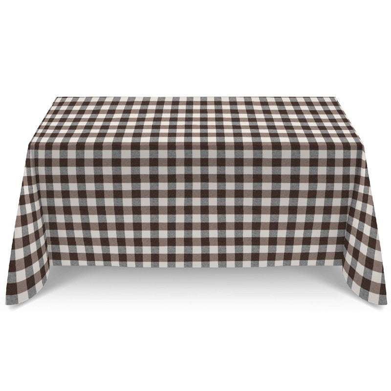 Nappe Anti Taches Carreaux Marron - Ribes y Casals