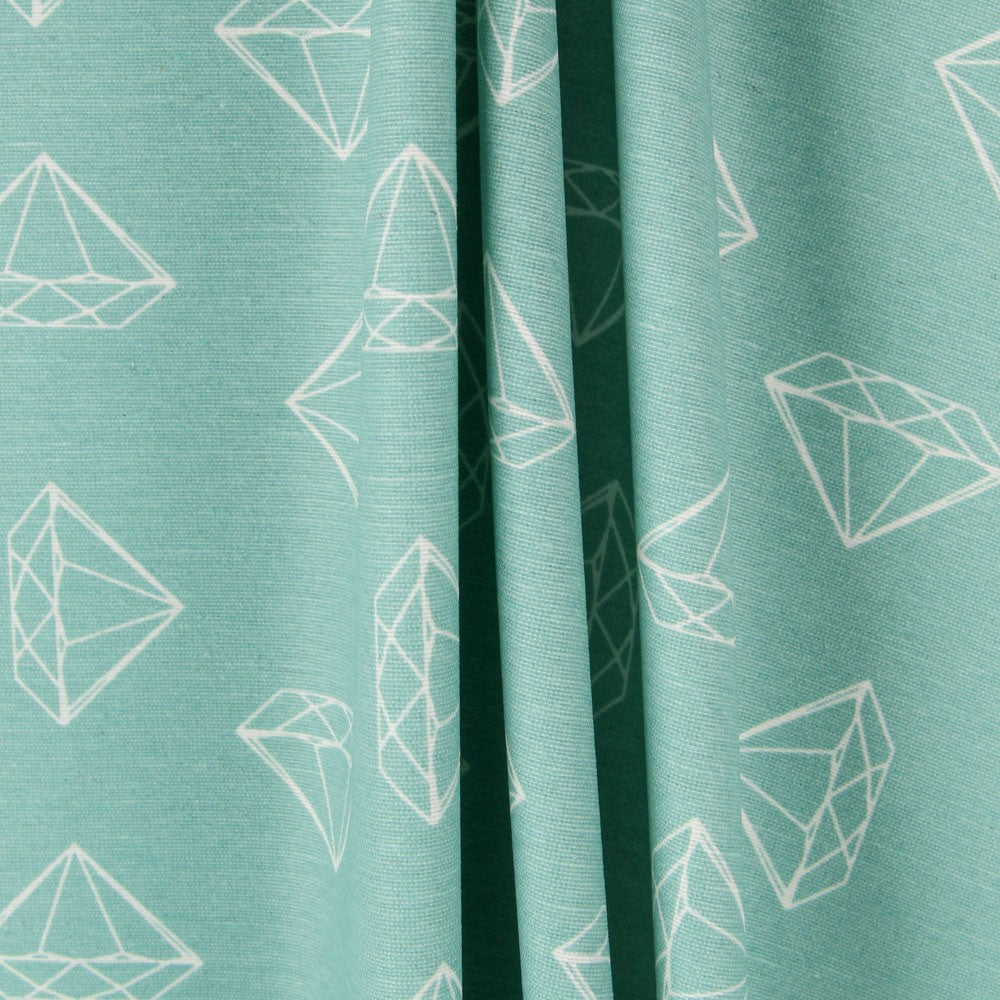 Nappe Anti-Tâches Diamants Vert - Ribes y Casals