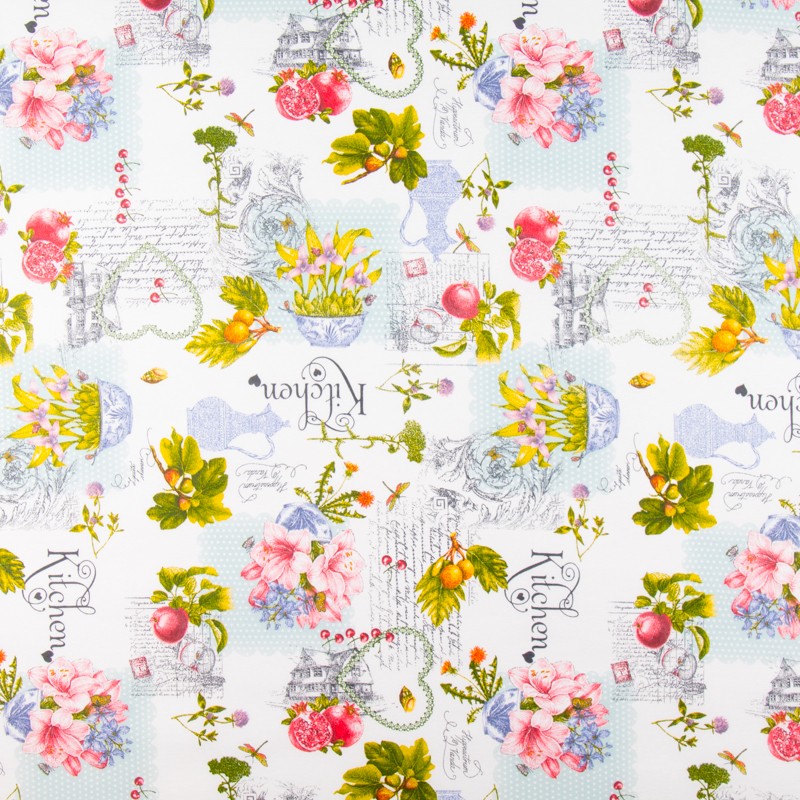 Nappe Anti Tache Mosaique Fuchsia - Ribes y Casals