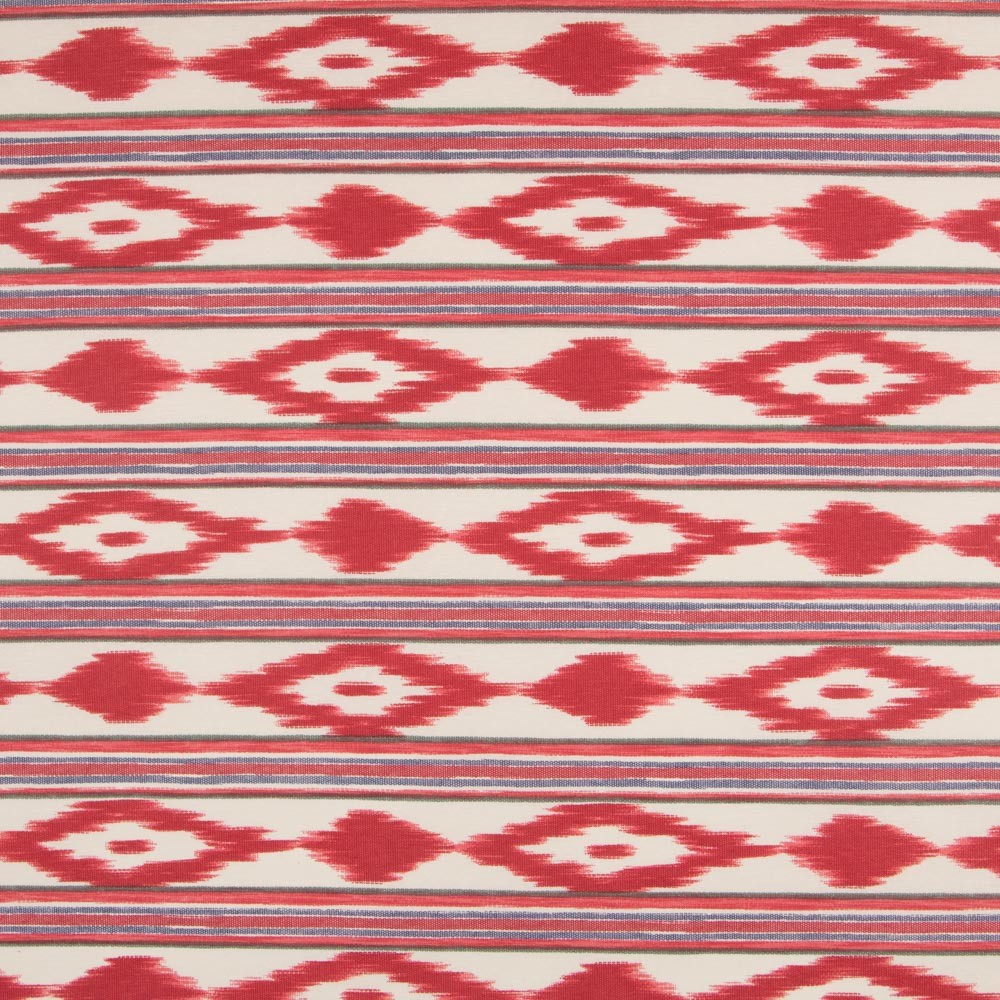 Nappe Anit-tâche IKAT Mallorque Rouge - Ribes y Casals
