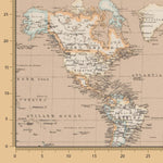 Nappe Anit-tâche Carte du Monde Sable - Ribes y Casals