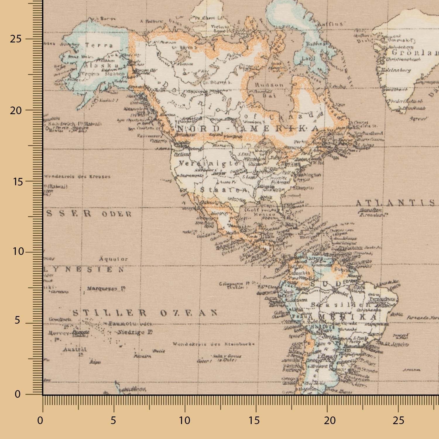 Nappe Anit-tâche Carte du Monde Sable - Ribes y Casals