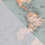 Nappe Anti-tâches Carte du Monde Vert - Ribes y Casals