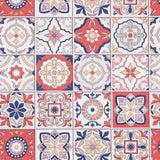 Nappe Anti-Tâche Mosaïque Rouge - Ribes y Casals