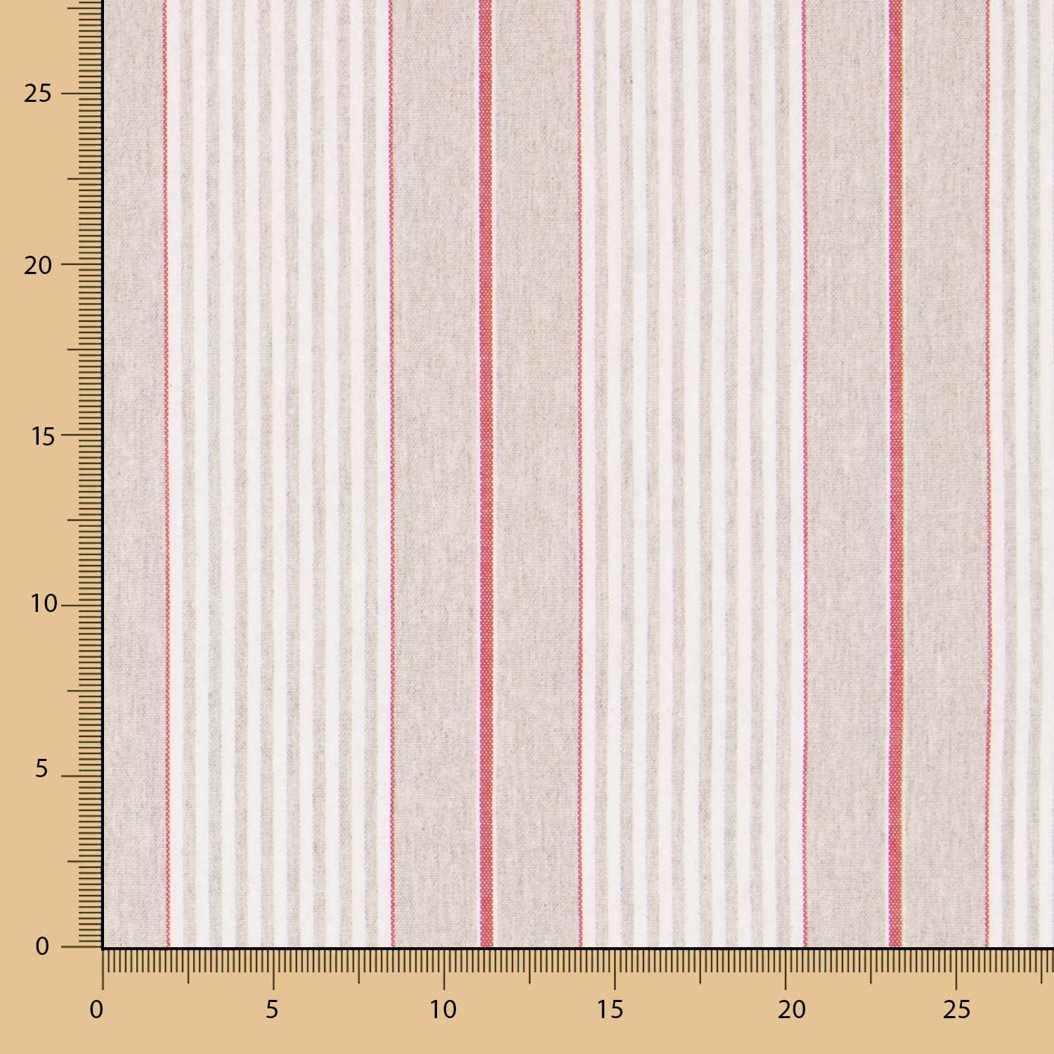 Nappe Anti-tâches Rouge Rayures - Ribes y Casals