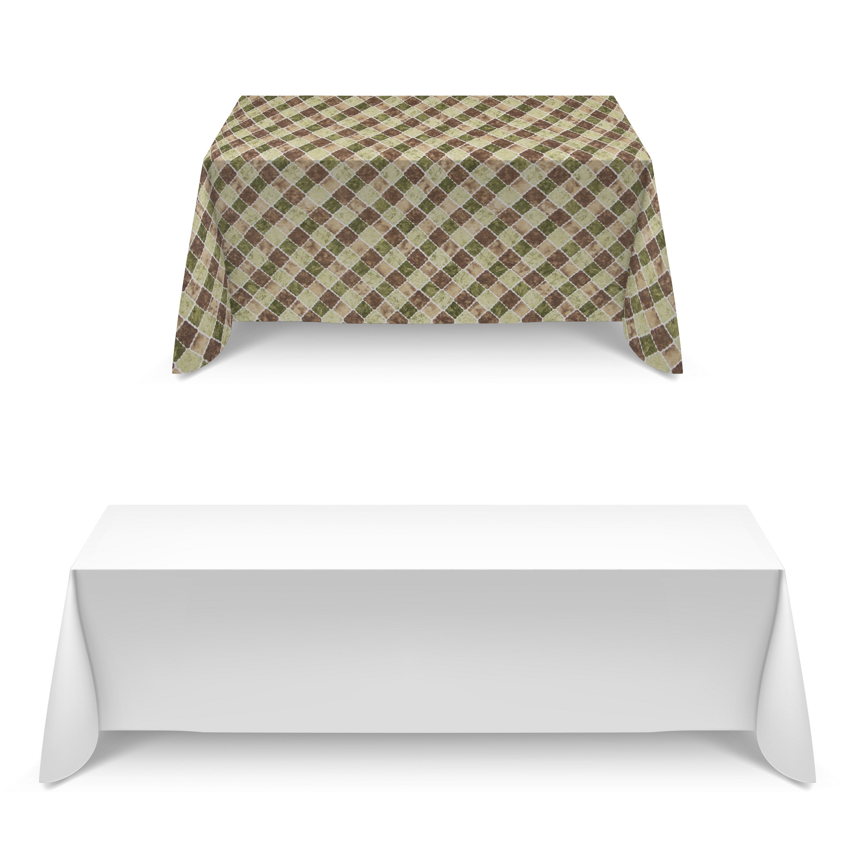 Nappe Antitaches Losanges Vert - Ribes y Casals