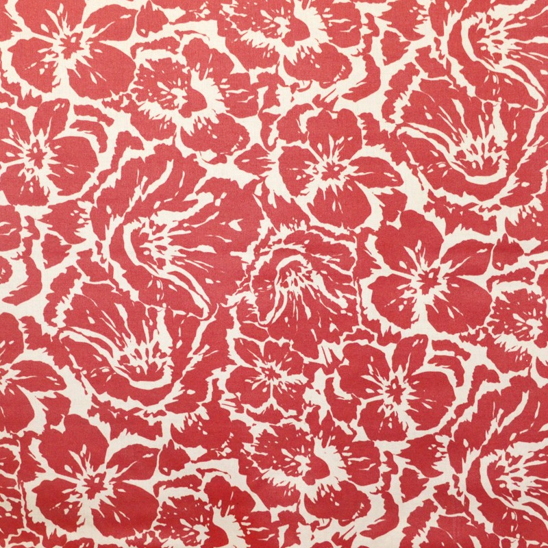 Nappe Antitâches Floral Rouge - Ribes y Casals