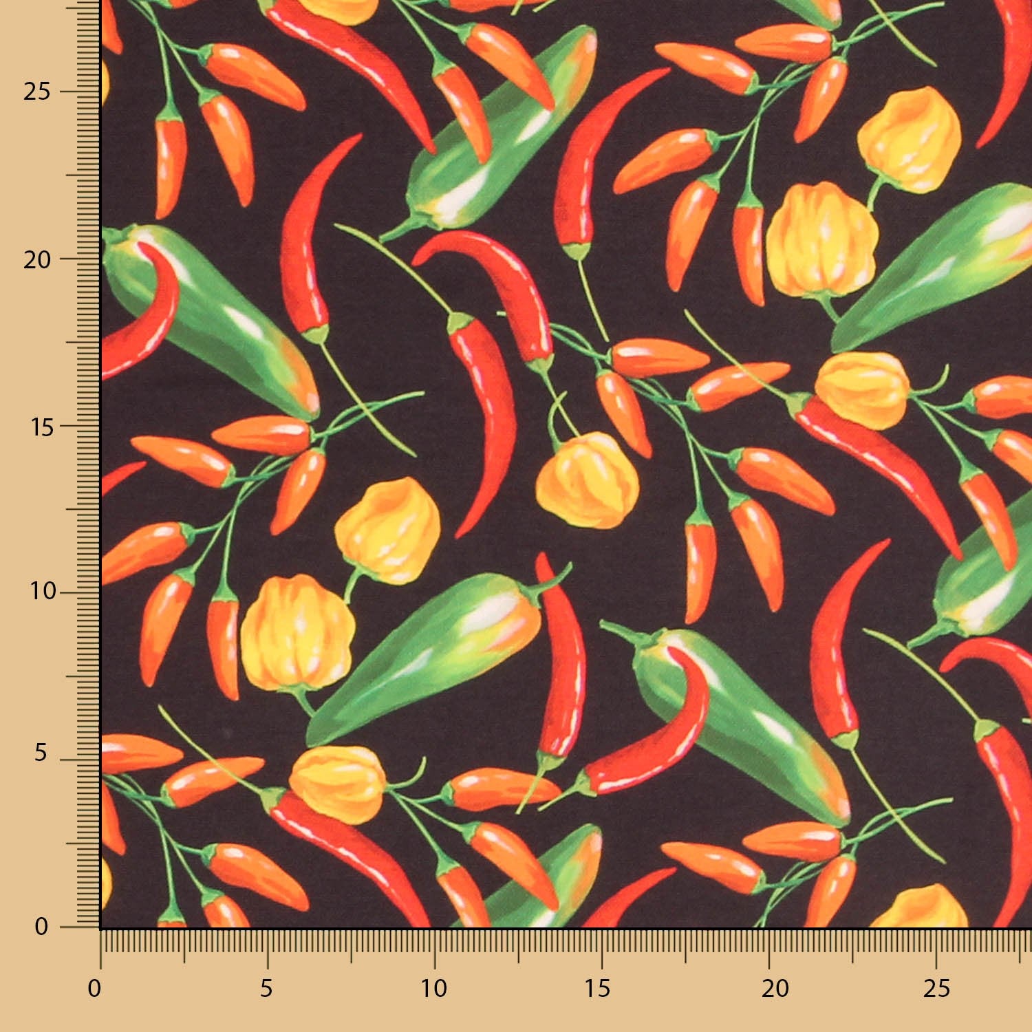 Nappe Poivrons Chili Noir - Ribes y Casals