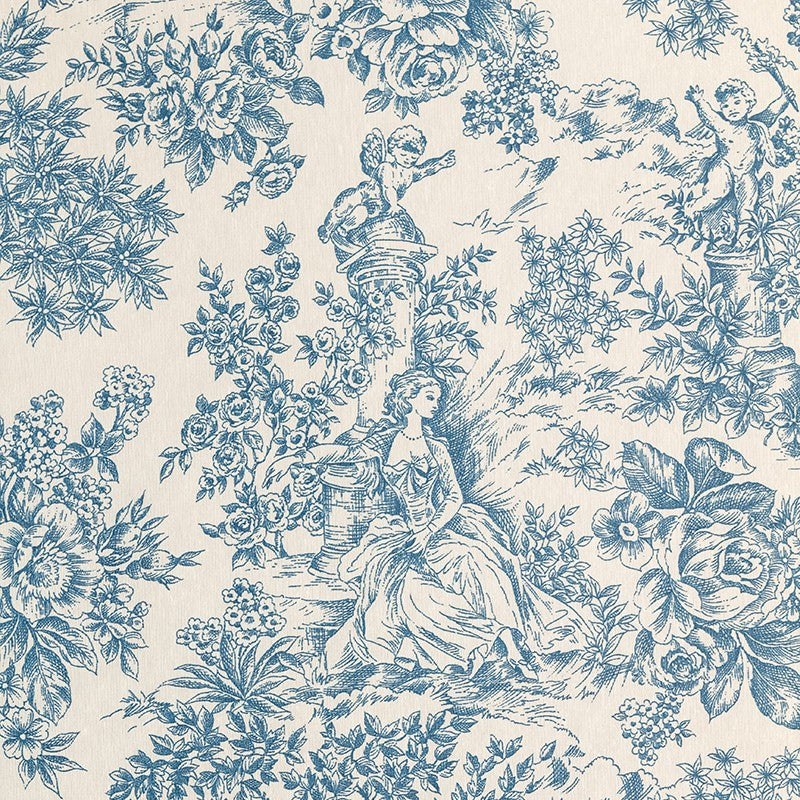 Nappe Toile de Jouy Bleu - Ribes y Casals