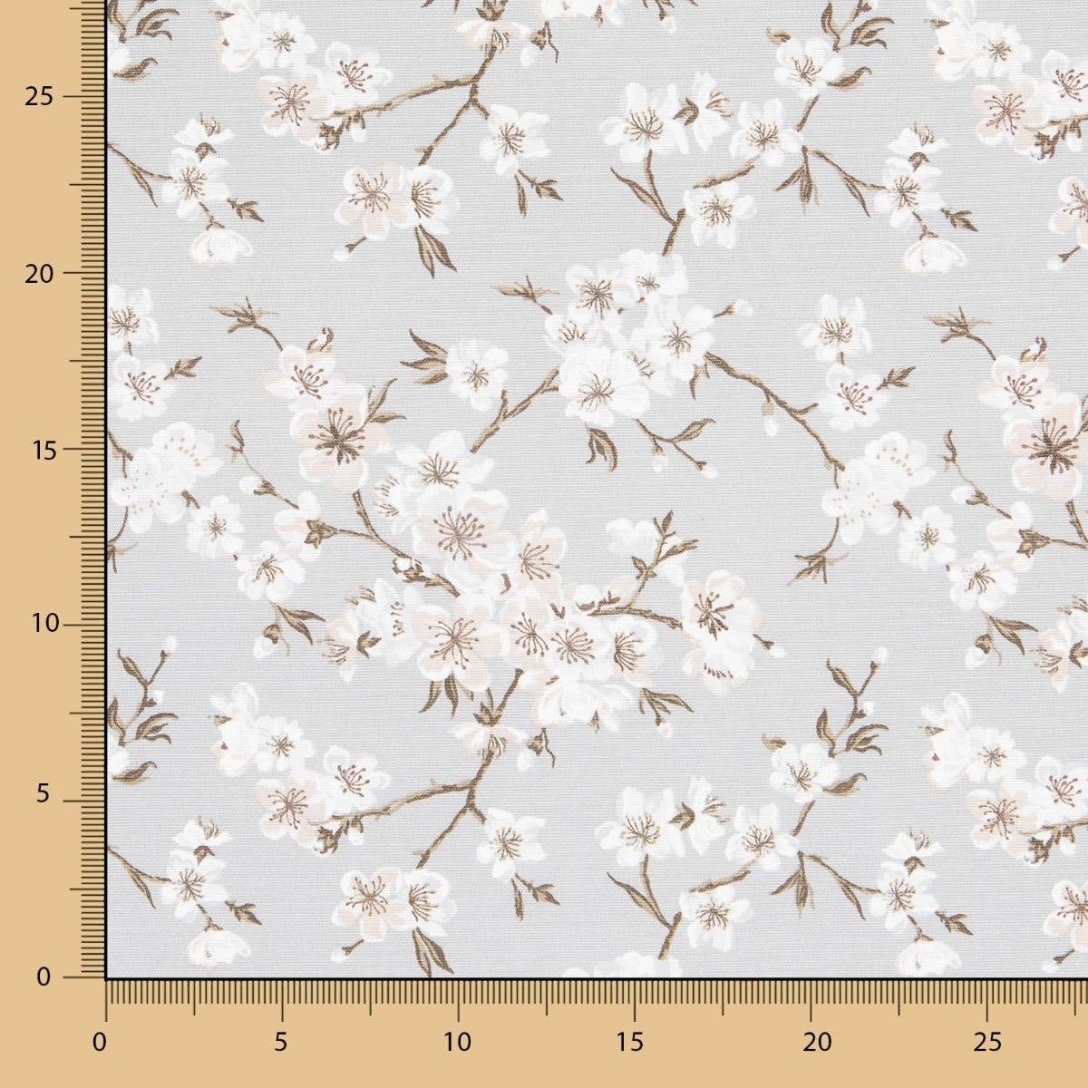 Nappe Anti-tâches Fleur Japon Gris - Ribes y Casals