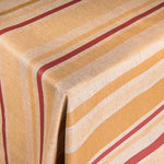 Nappe anti-tâches Aramis Multi-rayures Ocre - Ribes y Casals