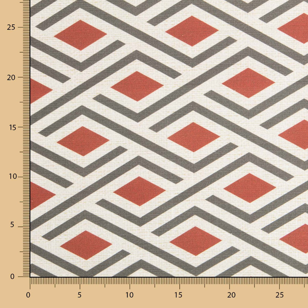 Nappe Anti-tâches Losanges Grenat - Ribes y Casals