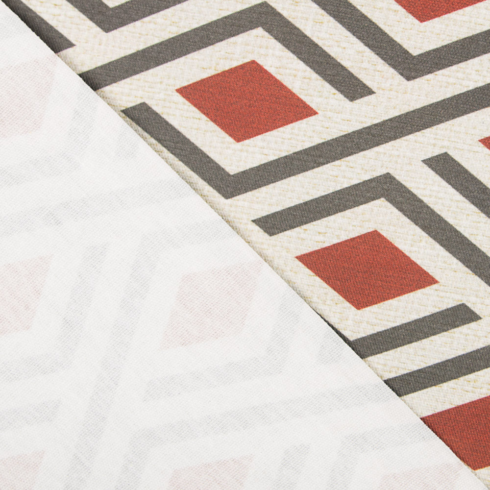 Nappe Anti-tâches Losanges Grenat - Ribes y Casals