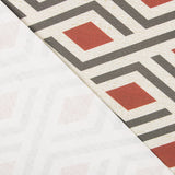 Nappe Anti-tâches Losanges Grenat - Ribes y Casals