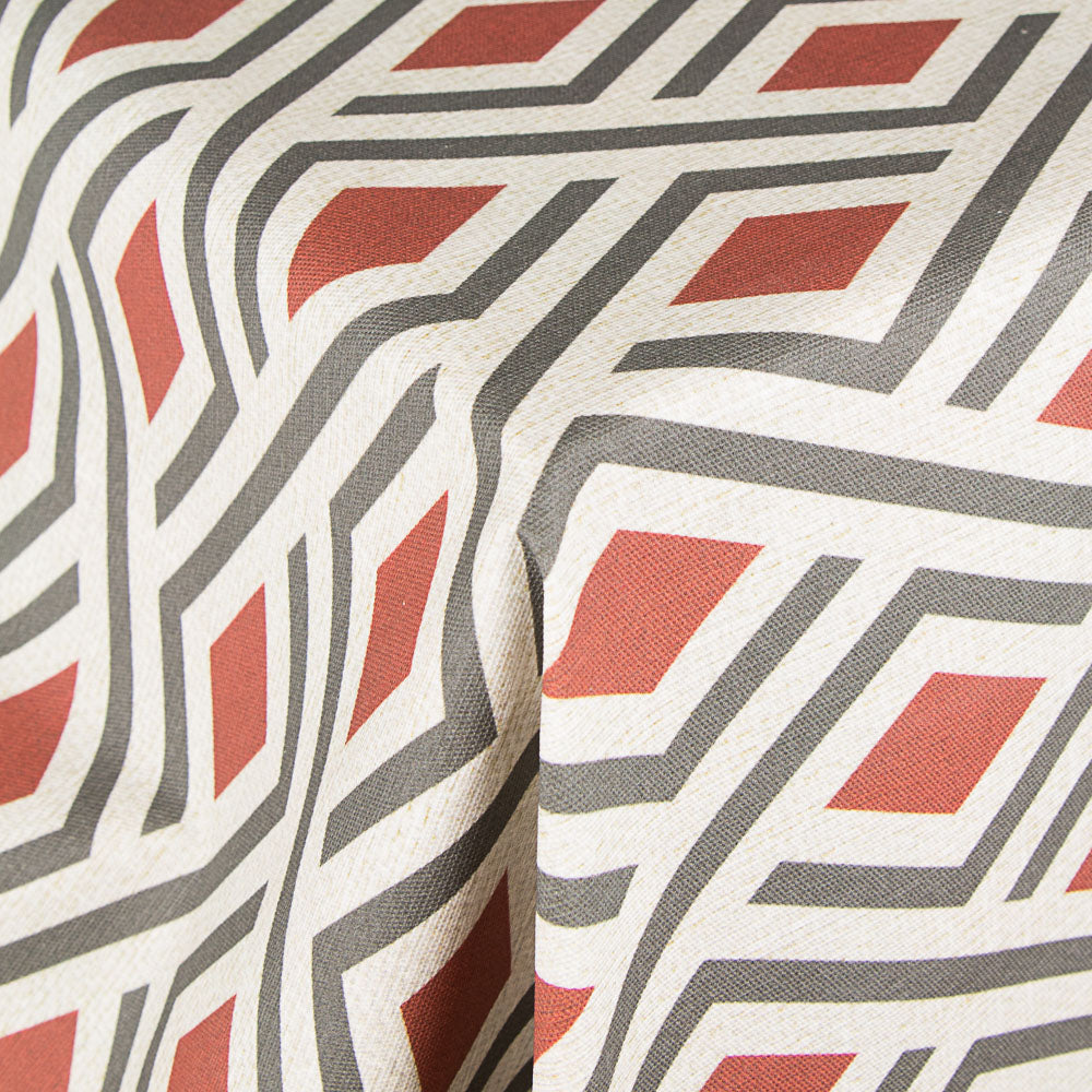 Nappe Anti-tâches Losanges Grenat - Ribes y Casals