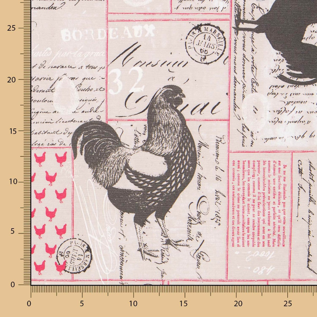 Nappe Anti-Tâches Poules Rustique - Ribes y Casals