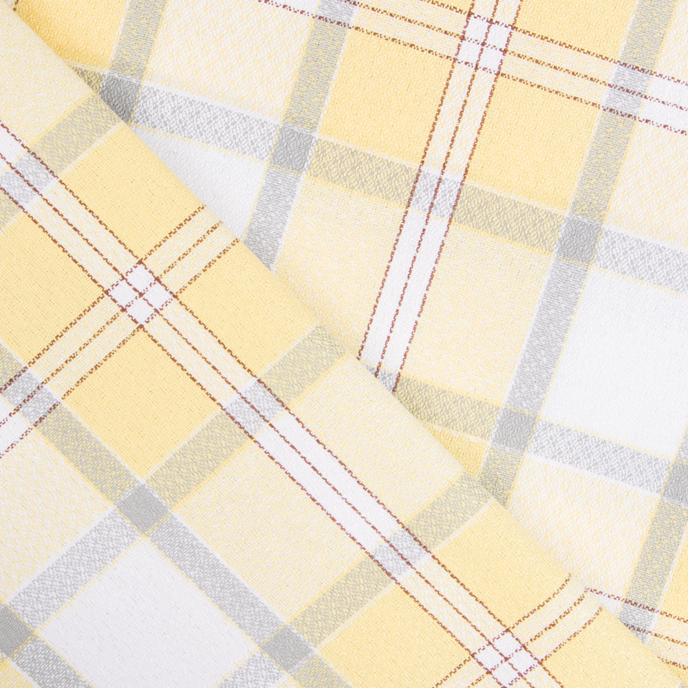 Nappe Carreaux Jaune Gris - Ribes y Casals