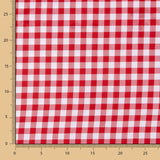 Nappe Tissu Carré Rouge 13mm - Ribes y Casals