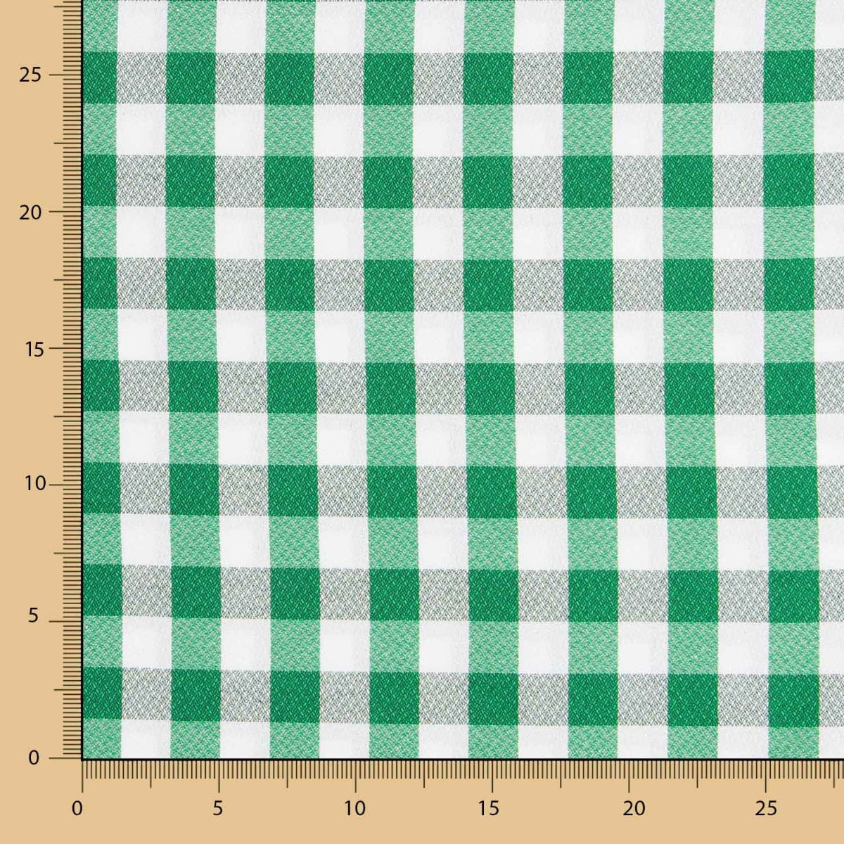 Nappe Crêpe Vert Carreaux - Ribes y Casals