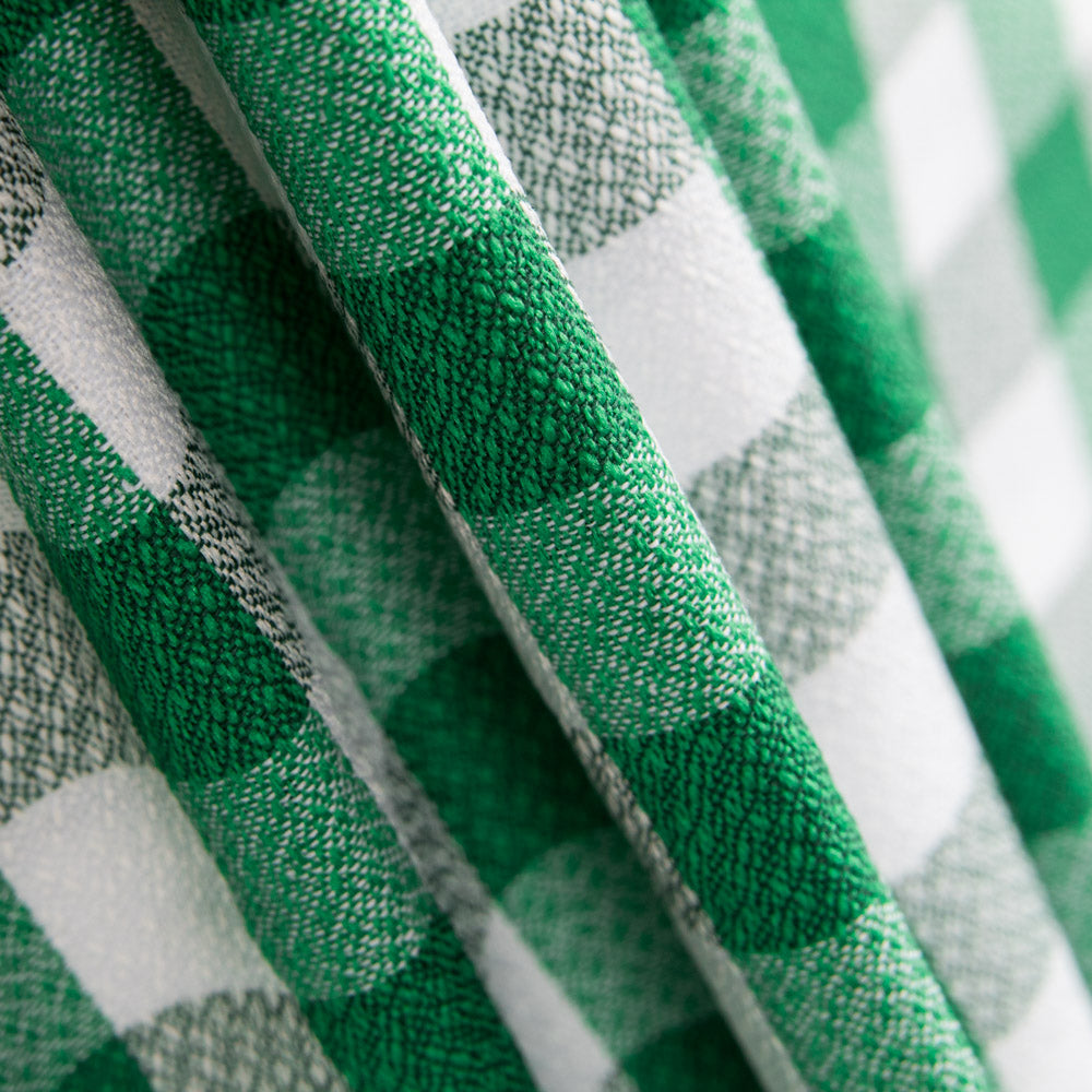 Nappe Crêpe Vert Carreaux - Ribes y Casals