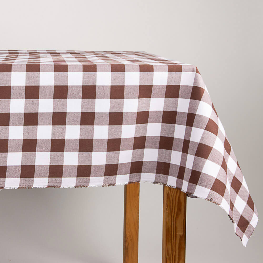 Nappe Maison Carreaux Marron - Ribes y Casals