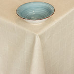 Nappe Cirée Camel Rustique Carreaux - Ribes y Casals