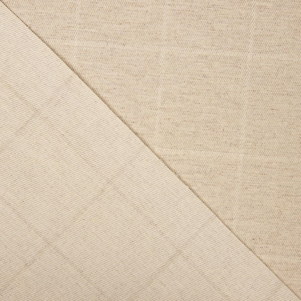 Nappe Cirée Camel Rustique Carreaux - Ribes y Casals