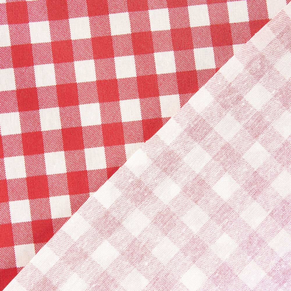Nappe Anti-Taches Résine Carré Rouge - Ribes y Casals