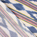 Retal Mantel Resinado Antimanchas Ikat Azul 140x140 cm - Ribes y Casals